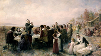 The first Thanksgiving in America